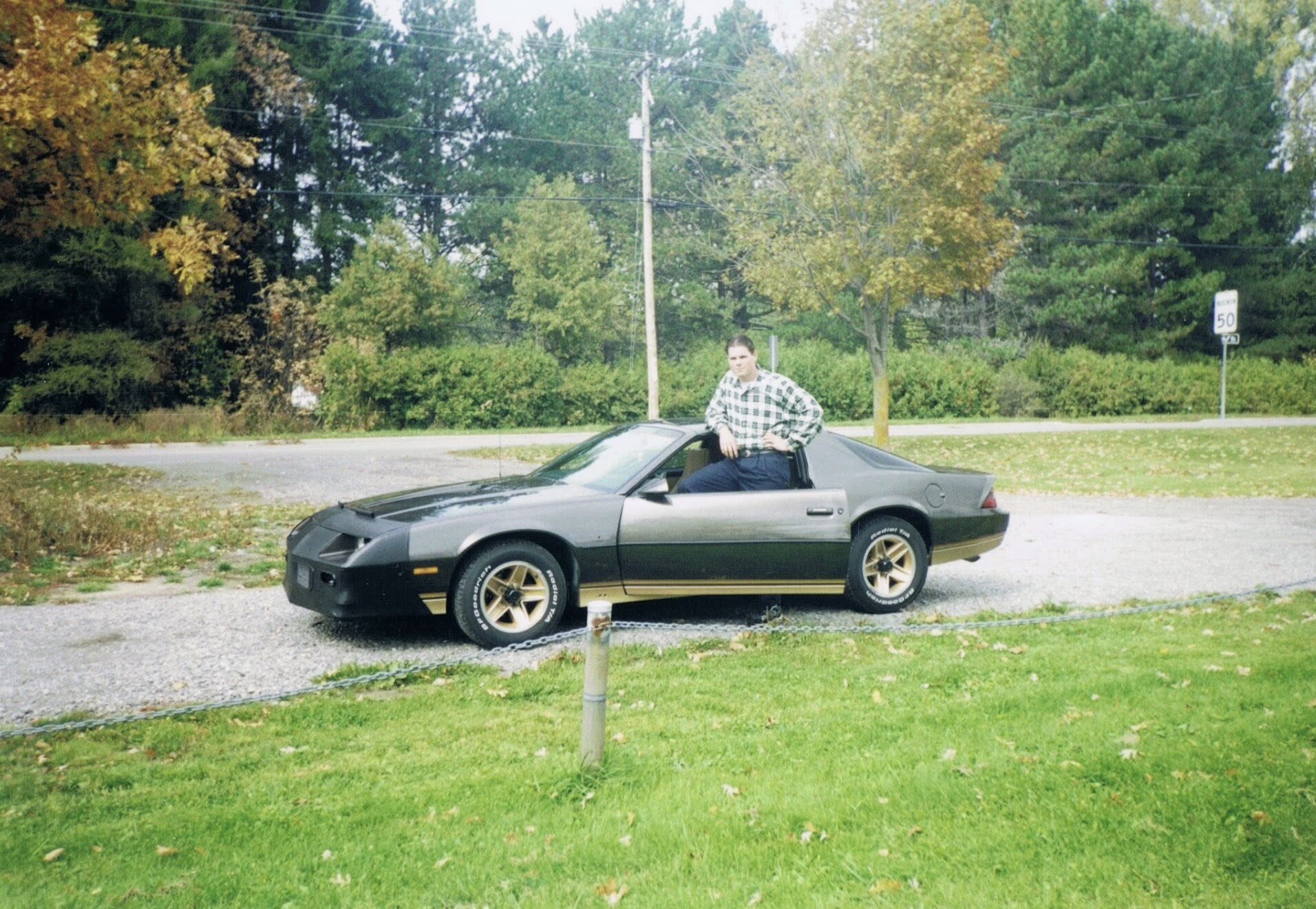 Meathead with his old Camaro — tap to enlarge