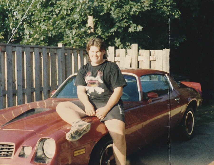 On the hood of the 1978 Camaro Z-28